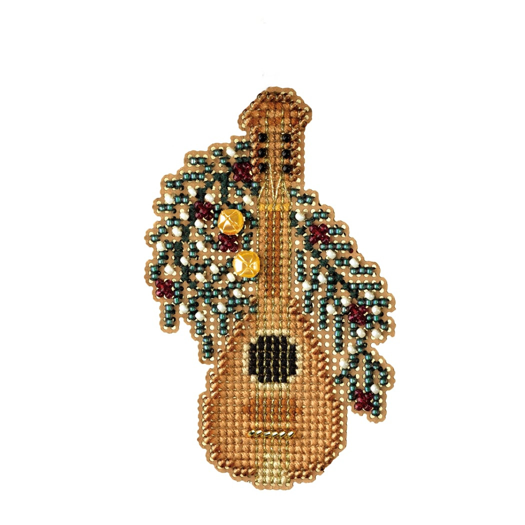 Mandolin cross stitch bead kit from Mill Hill MH-167303