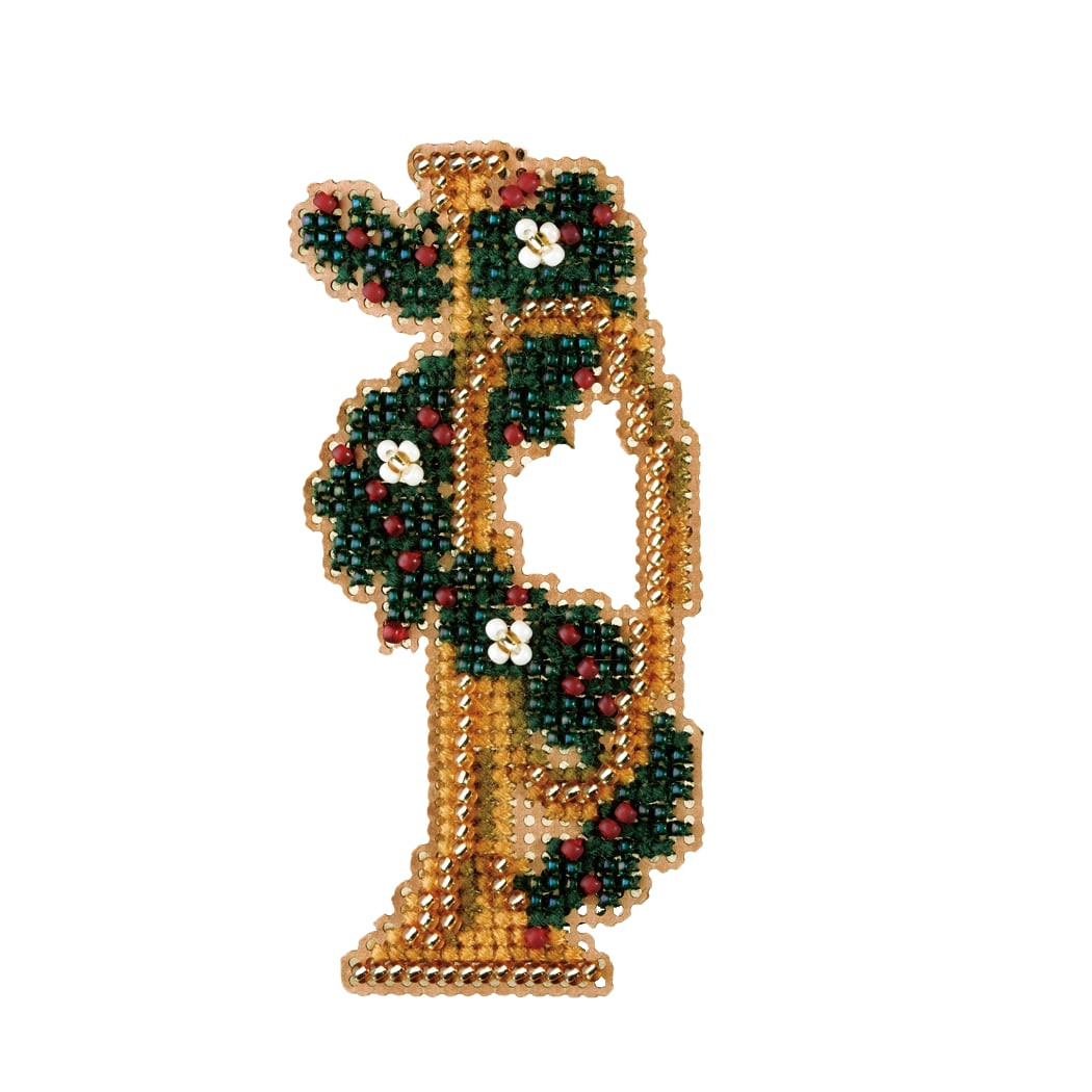 Trumpet cross stitch bead kit from Mill Hill MH-167306
