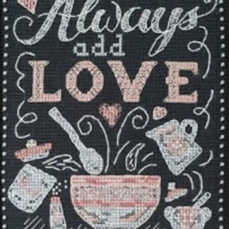 Add Love cross stitch bead kit from Mill Hill MH-171613