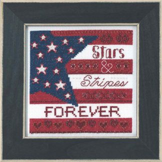 Stars and Stripes cross stitch bead kit from Mill Hill MH-171911