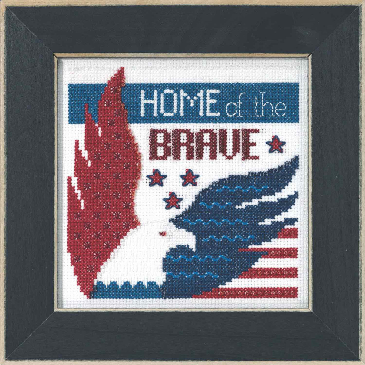 Home of the Brave cross stitch bead kit from Mill Hill MH-171913