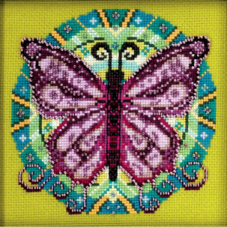 Spring Mandala cross stitch bead kit from Mill Hill MH-172111