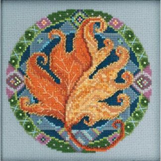 Fall Mandala cross stitch bead kit from Mill Hill MH-172113
