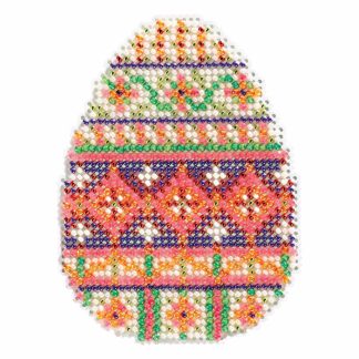 Trellis Egg cross stitch bead kit from Mill Hill MH-181715