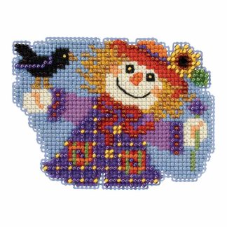 Sally Scarecrow cross stitch bead kit from Mill Hill MH-181723
