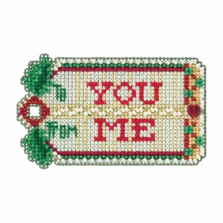 Gift Tag cross stitch bead kit from Mill Hill MH-181735