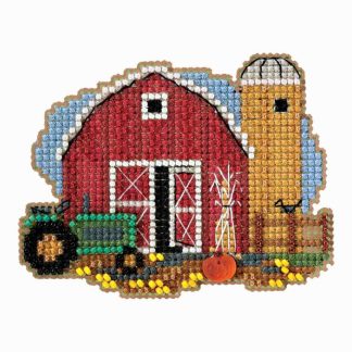 Harvest Barn cross stitch bead kit from Mill Hill MH-181821