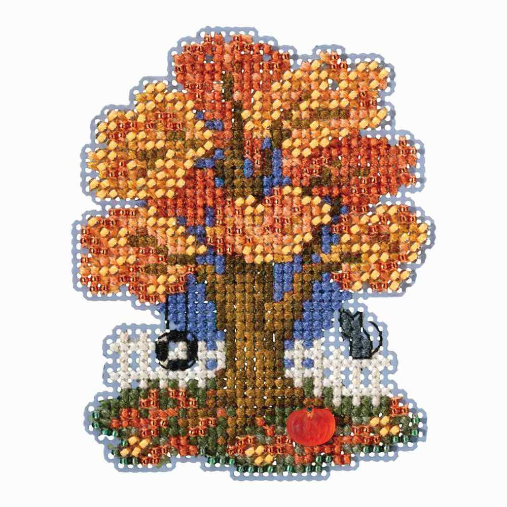 Fall Tree cross stitch bead kit from Mill Hill MH-181824