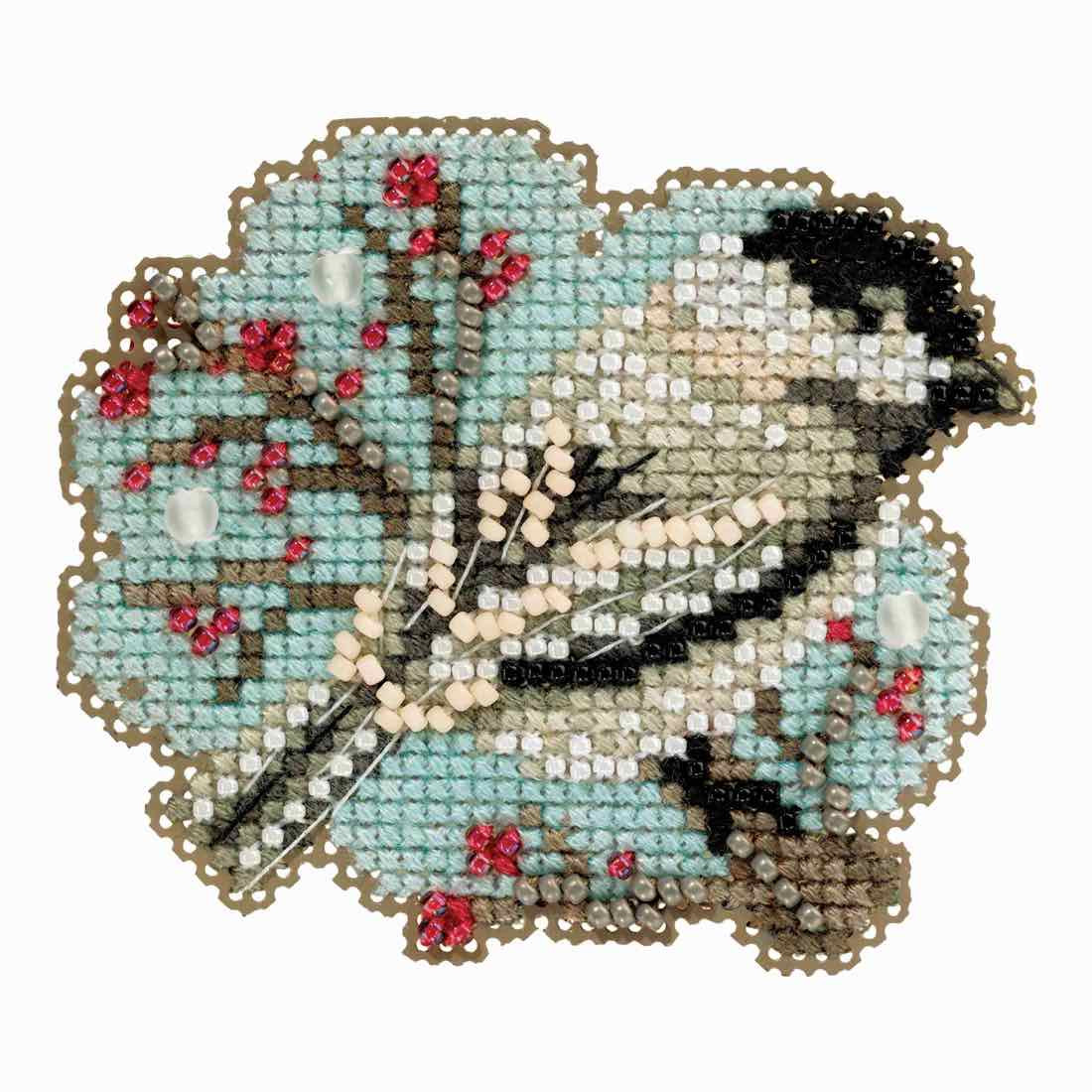 Little Chickadee cross stitch bead kit from Mill Hill MH-181831