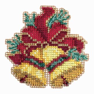 Christmas Bells cross stitch bead kit from Mill Hill MH-181835