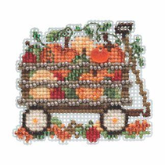 Harvest Wagon cross stitch bead kit from Mill Hill MH-181924