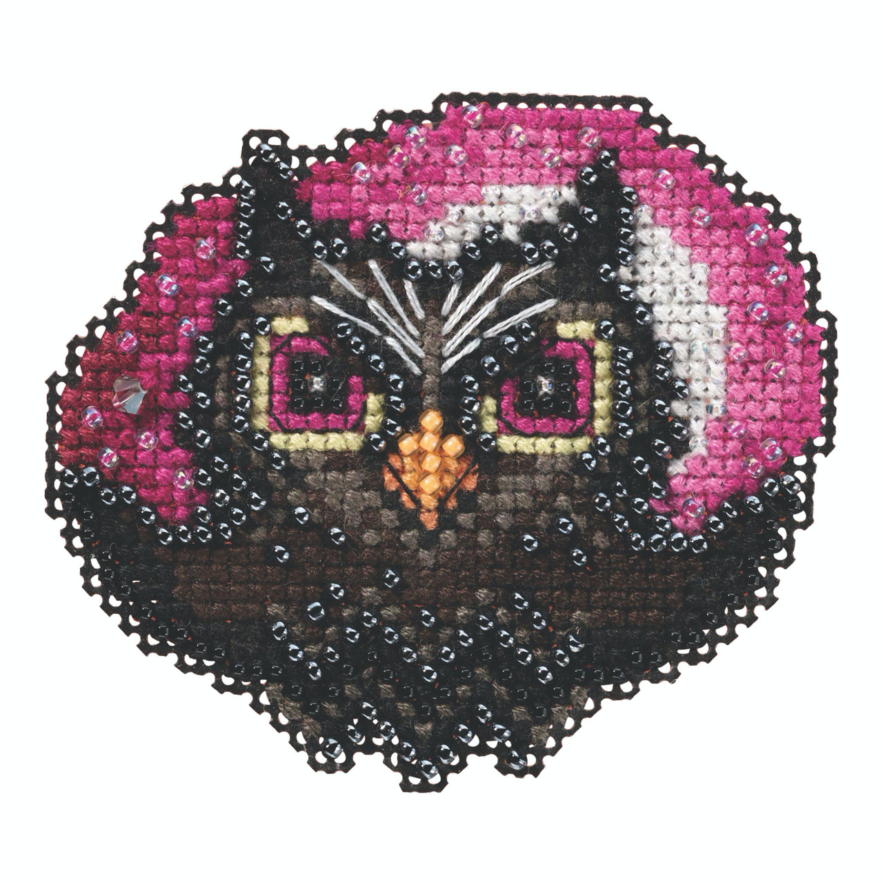 Moonlit Owl cross stitch bead kit from Mill Hill MH-182023