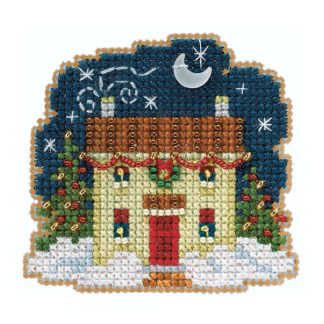 Christmas Eve cross stitch bead kit from Mill Hill MH-182031