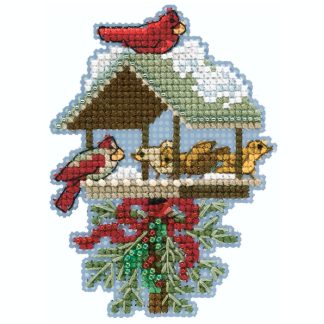 Winter Feast cross stitch bead kit from Mill Hill MH-182032