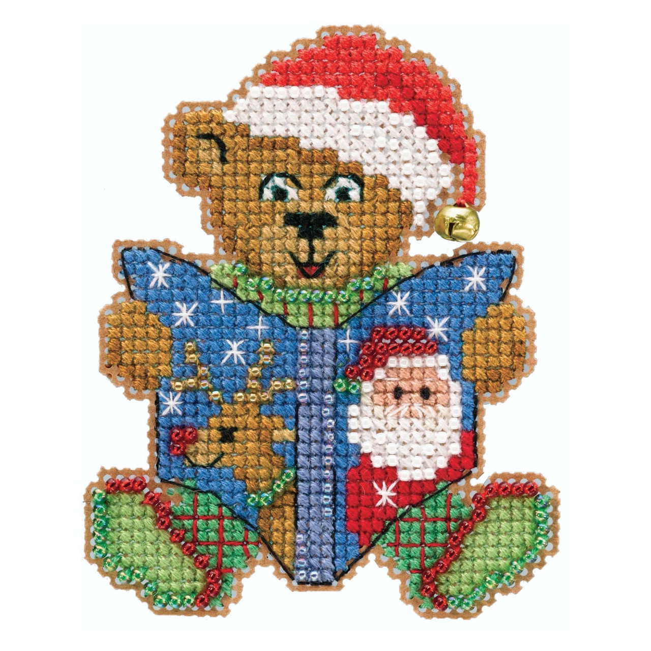 Teddy's Tale cross stitch bead kit from Mill Hill MH-182036