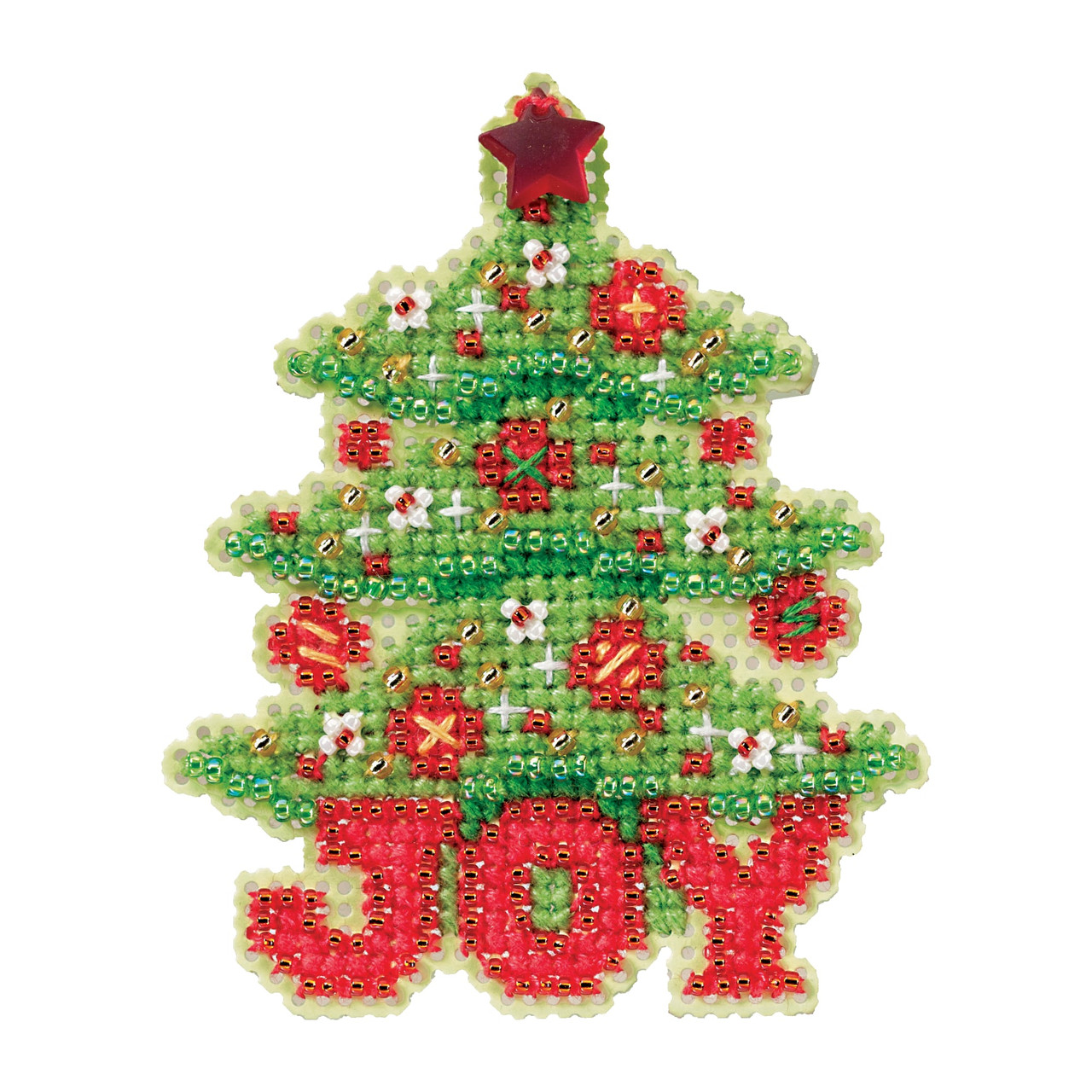 Joy Tree cross stitch bead kit from Mill Hill MH-182304