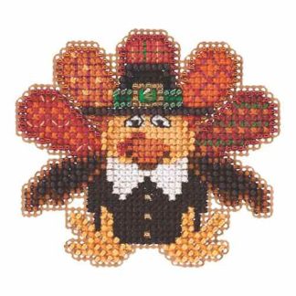 Tom Turkey cross stitch bead kit from Mill Hill MH-185202