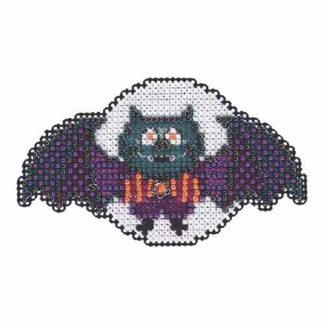 Boris the Bat cross stitch bead kit from Mill Hill MH-185203