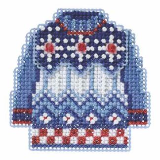 Sweater Weather cross stitch bead kit from Mill Hill MH-185301