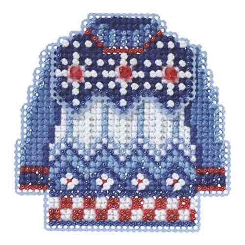 Sweater Weather cross stitch bead kit from Mill Hill MH-185301