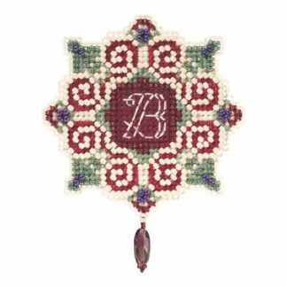 Christmas Letter cross stitch bead kit from Mill Hill MH-185302