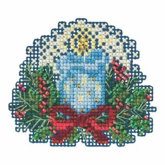 Candlelight cross stitch bead kit from Mill Hill MH-185306