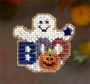 Boo Ghost cross stitch bead kit from Mill Hill MH-186202