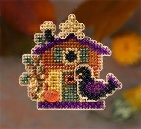 Halloween House cross stitch bead kit from Mill Hill MH-186203