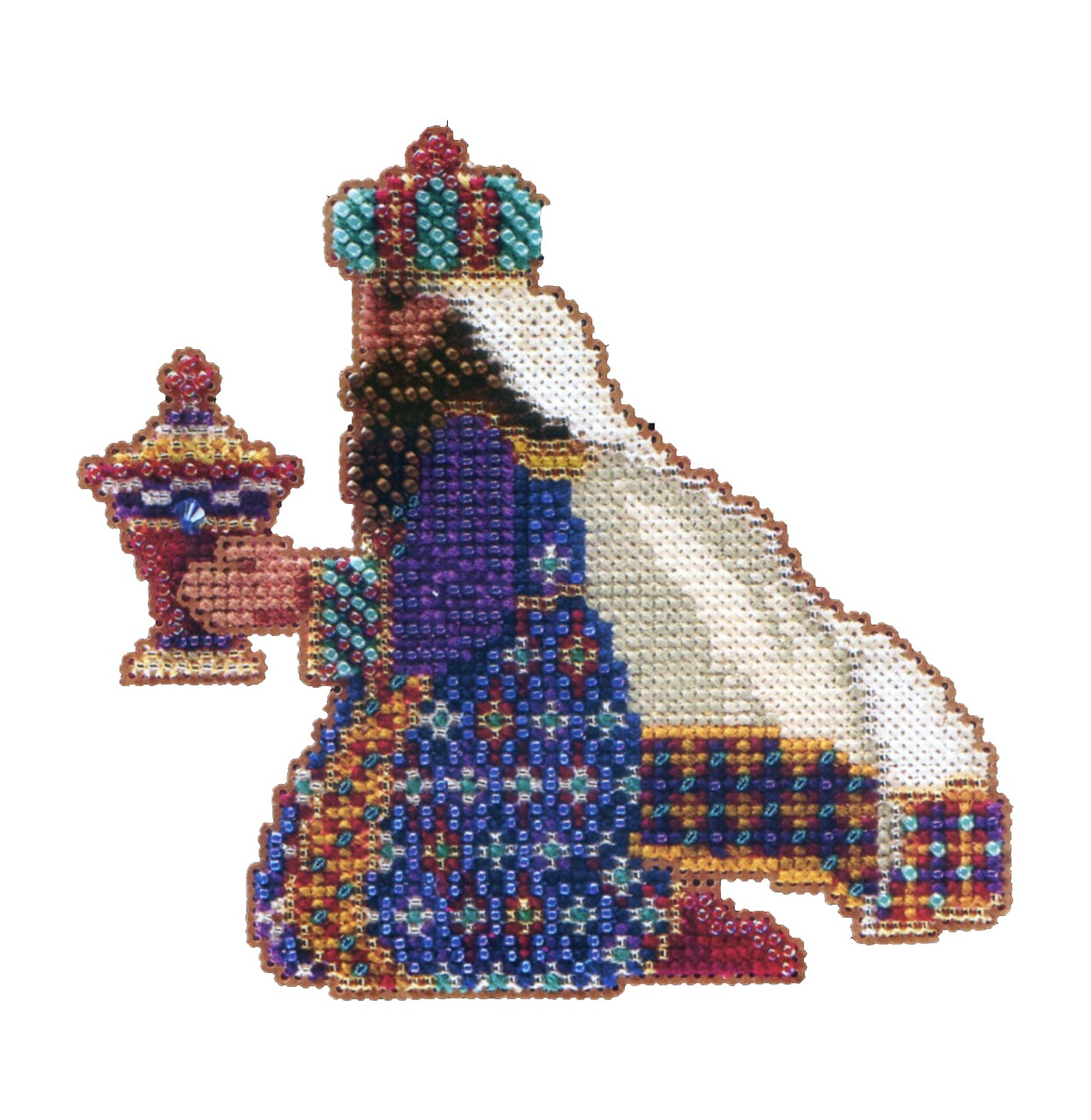 Melchior cross stitch bead kit from Mill Hill MH-191303