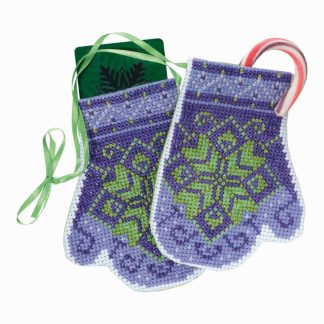 Star Mittens cross stitch bead kit from Mill Hill MH-191833