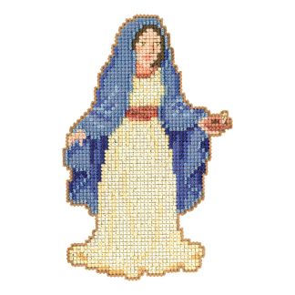 Mary cross stitch bead kit from Mill Hill MH-192302