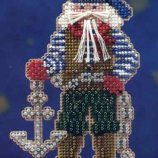 Boatswain Santa cross stitch bead kit from Mill Hill MH-200303