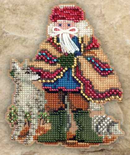 Mesa Santa cross stitch bead kit from Mill Hill MH-201303