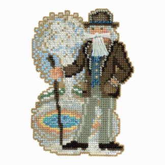 Yellowstone Santa cross stitch bead kit from Mill Hill MH-201831