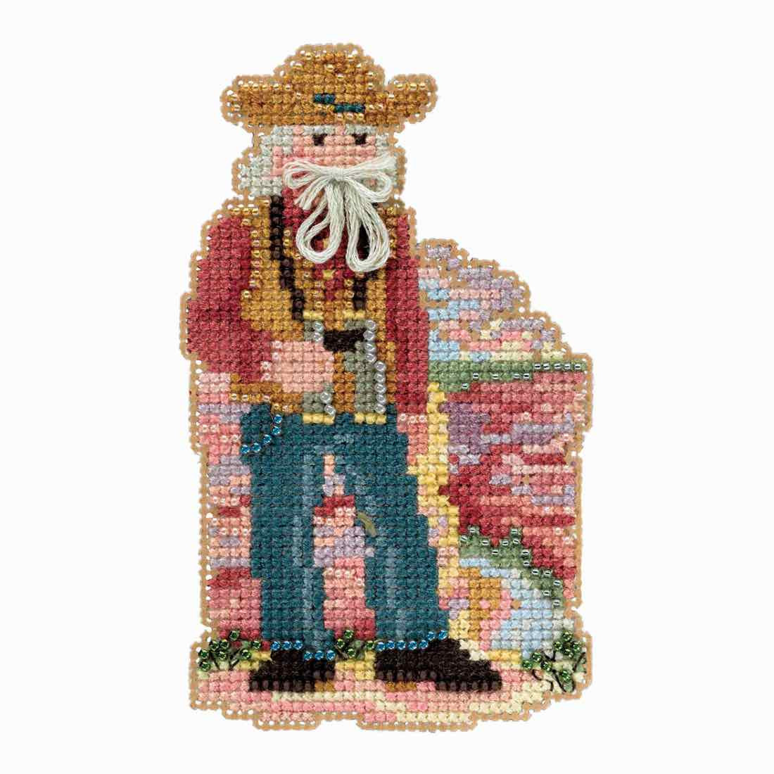 Grand Canyon Santa cross stitch bead kit from Mill Hill MH-201832