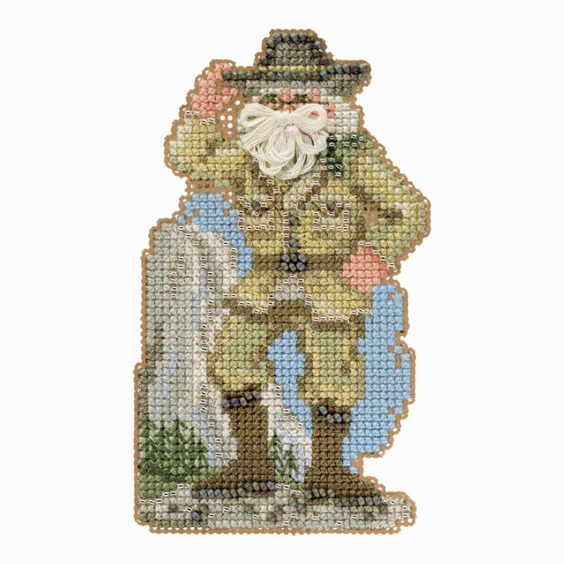 Yosemite Santa cross stitch bead kit from Mill Hill MH-201833
