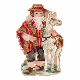 Andes Santa cross stitch bead kit from Mill Hill MH-201932
