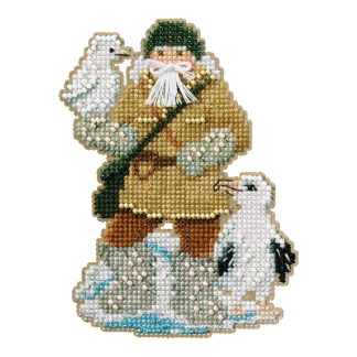 Albatross Santa cross stitch bead kit from Mill Hill MH-202033