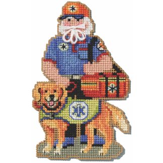 EMT Santa cross stitch bead kit from Mill Hill MH-202533