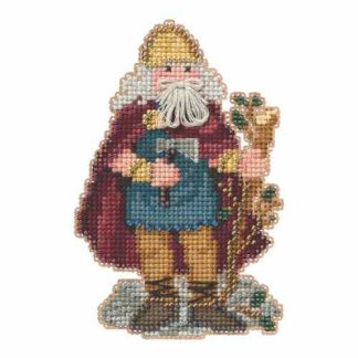 Wales Santa cross stitch bead kit from Mill Hill MH-205302