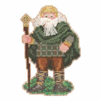 Ireland Santa cross stitch bead kit from Mill Hill MH-205303