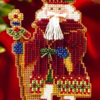 Avignon Santa cross stitch bead kit from Mill Hill MH-206302