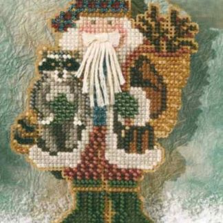 Blue Ridge Santa cross stitch bead kit from Mill Hill MH-207302