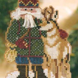 Beartooth Santa cross stitch bead kit from Mill Hill MH-208303
