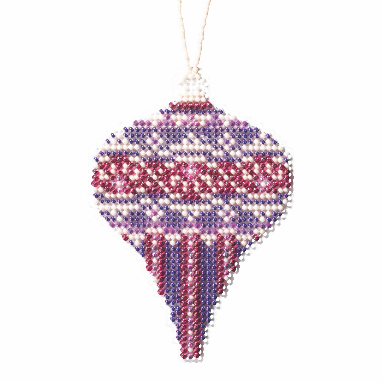Amethyst Pearl cross stitch bead kit from Mill Hill MH-211914