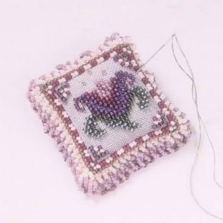 Cameo Tulip Beaded Pin Pillow cross stitch bead kit from Mill Hill MH-BPP5