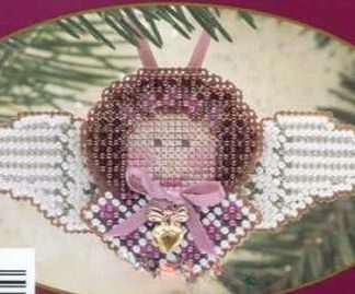 Sage Angel Charmed Angel cross stitch bead kit from Mill Hill MH-CA24