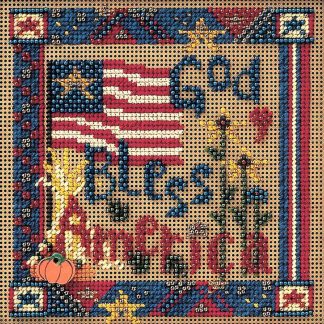 God Bless America cross stitch bead kit from Mill Hill MH-CB185