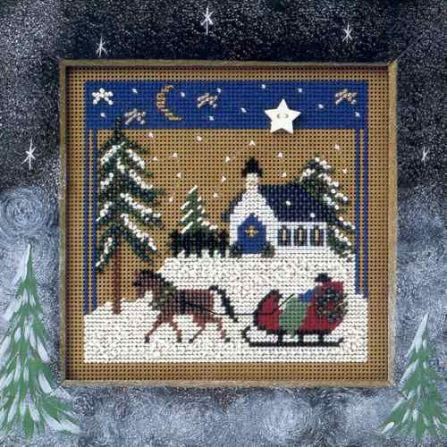 Sleigh Ride cross stitch bead kit from Mill Hill MH-CB192