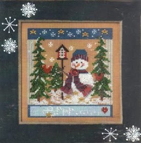 Winter Chill cross stitch bead kit from Mill Hill MH-CB245